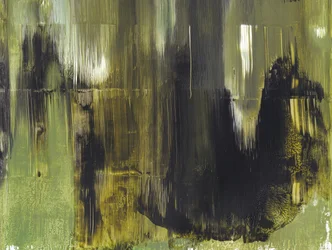 Flux abstrait vert foncé