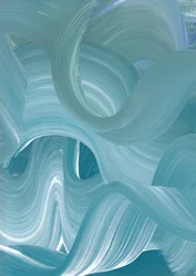 Vagues bleues fluides