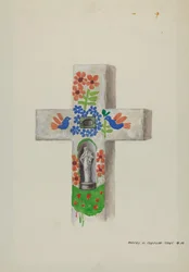 Tête en ciment, c. 1937