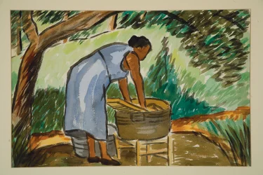 Femme lavant, c. 1934