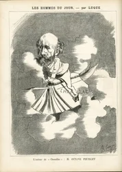 Illustration par Manuel Luque dans La Caricature (1880)