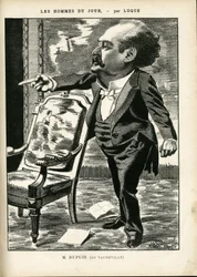 Illustration de Manuel Luque dans La Caricature (1880)