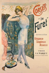 Publicité pour les corsets 