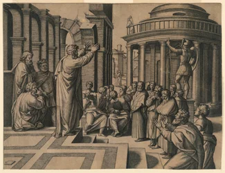 Saint Paul prêchant à Athènes