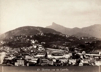 Vue de Santa Teresa au Brésil, vers 1880-90