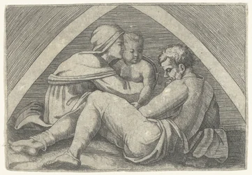 Sainte Famille sous une arche
