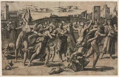Massacre des Innocents avec le sapin, vers 1511-1512.