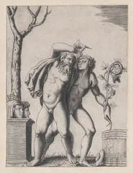 Speculum Romanae Magnificentiae : Jeune et vieux Bacchant
