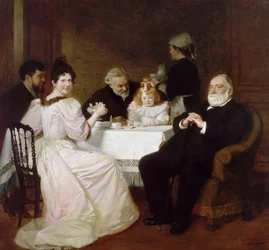 Réunion de famille chez Madame Adolphe Brisson