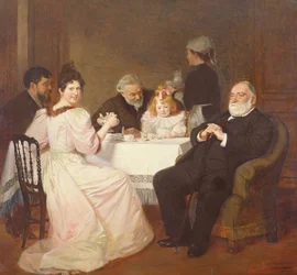 Réunion de famille chez Madame Adolphe Brisson, 1893