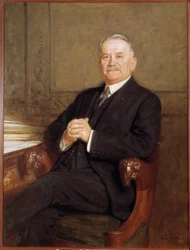 Portrait du président de la République Gaston Doumergue