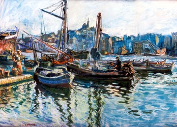Le Port de Marseille, vers 1920