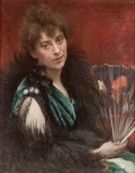 Femme avec éventail, 1892