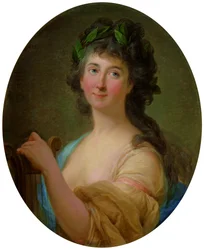 Portrait de Catherine Gattai Thomatis en tant que muse