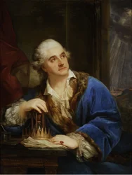 Portrait de Stanislas II Auguste Poniatowski, roi et grand-duc de la République des Deux Nations (1732-1798) par Marcello Bacciarelli