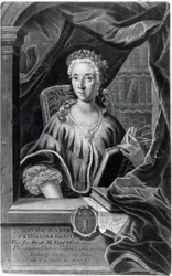 Laura Maria Caterina Bassi, gravée par Johann Jakob Haid