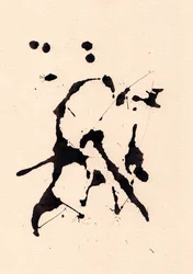 Tache, 2018 (encre sur papier)