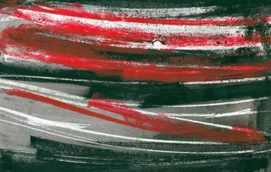 Storm in Red, 2017 (techniques mixtes)