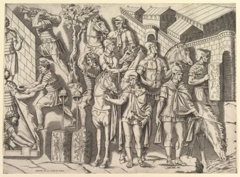 Speculum Romanae Magnificentiae: Cavaliers Romains, de la Colonne de Trajan