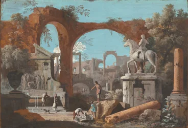 Un caprice de ruines romaines