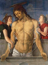 Déposition du Christ soutenu par des anges