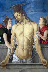 Le Christ mort, soutenu par deux anges