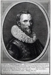 Autoportrait, gravé par Wenceslaus Hollar, 1644