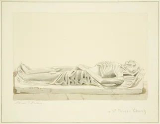 Effigie sur un monument dans l