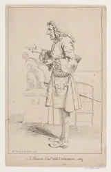 "Il famoso Cavre delle Caricature". Portrait de Pier Leone Ghezzi (1674-1755)