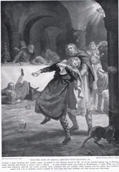 La folie du roi Ceolred de Mercie AD 716