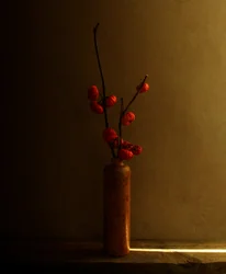 Nature morte aux baies rouges
