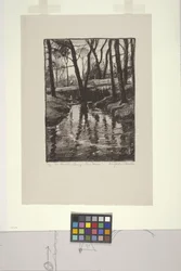Le ruisseau au printemps, Pine Manor