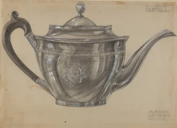 Théière en argent