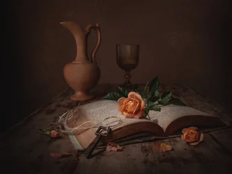 Le livre « Rose » de Dark Academia