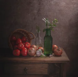 Ingrédients pour une cuisine rustique