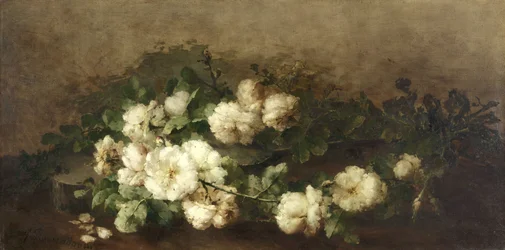 Nature morte avec guitare et roses