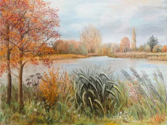 Rivière Thames près de Windsor