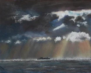 Rafales en mer