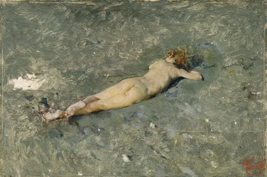 Nu sur la plage de Portici, 1874