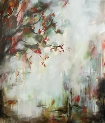 Abstrait automnal éthéré
