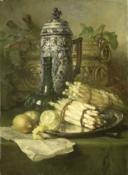 Nature morte avec cruche en grès