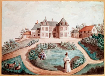 Un château en Touraine. Illustration pour Le Lys dans la vallée de Balzac