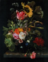 Bouquet de fleurs dans un vase