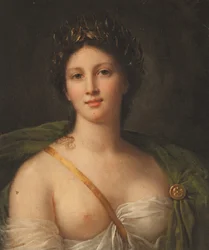 Une muse (huile sur toile)