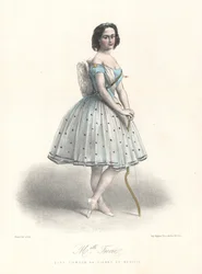 Danseuse de ballet française Louise Fiocre dans L