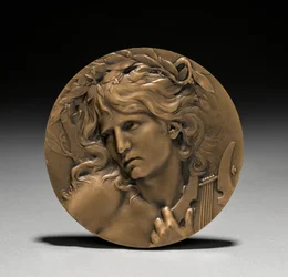 Médaille présentée à Loïe Fuller par le gouvernement français : Orphée à l