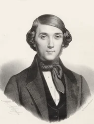 Portrait du pianiste et compositeur Jean-Henri Ravina