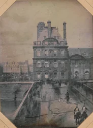 Défilé sur le Pont-Royal, 1er mai 1844