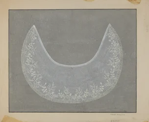 Col brodé, vers 1936