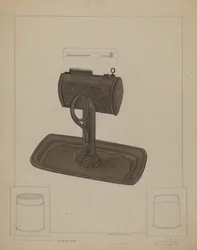 Lampe et filtre à suif